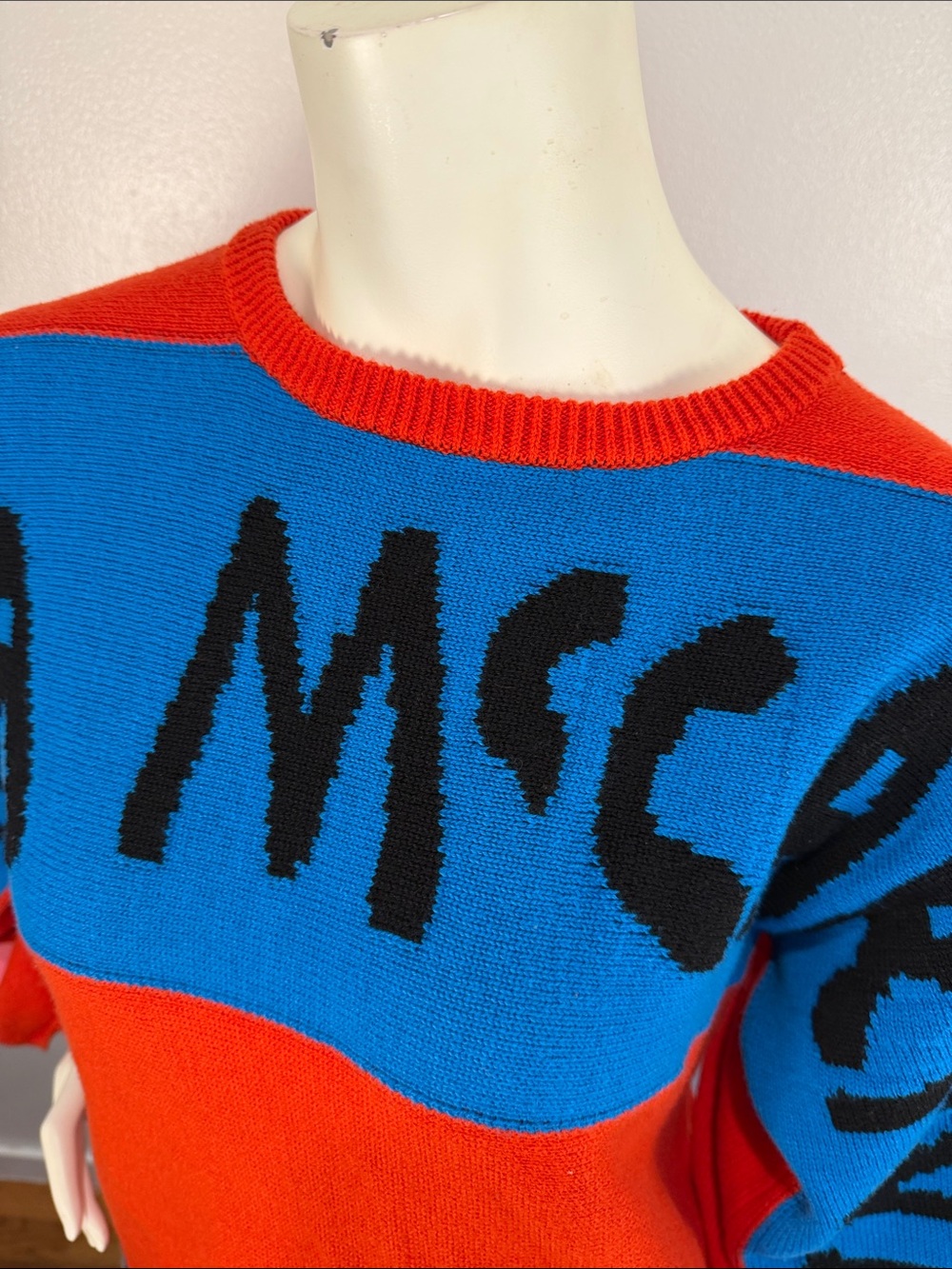 Stella McCartney Red and Blue Pencil Sweater Dopamine Dressing Size Small - Picture 4 of 15